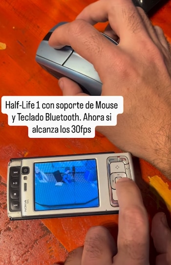Half Life totalmente funcional en el Nokia N95.