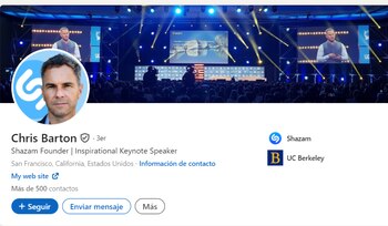 En su perfil de LinkedIn,