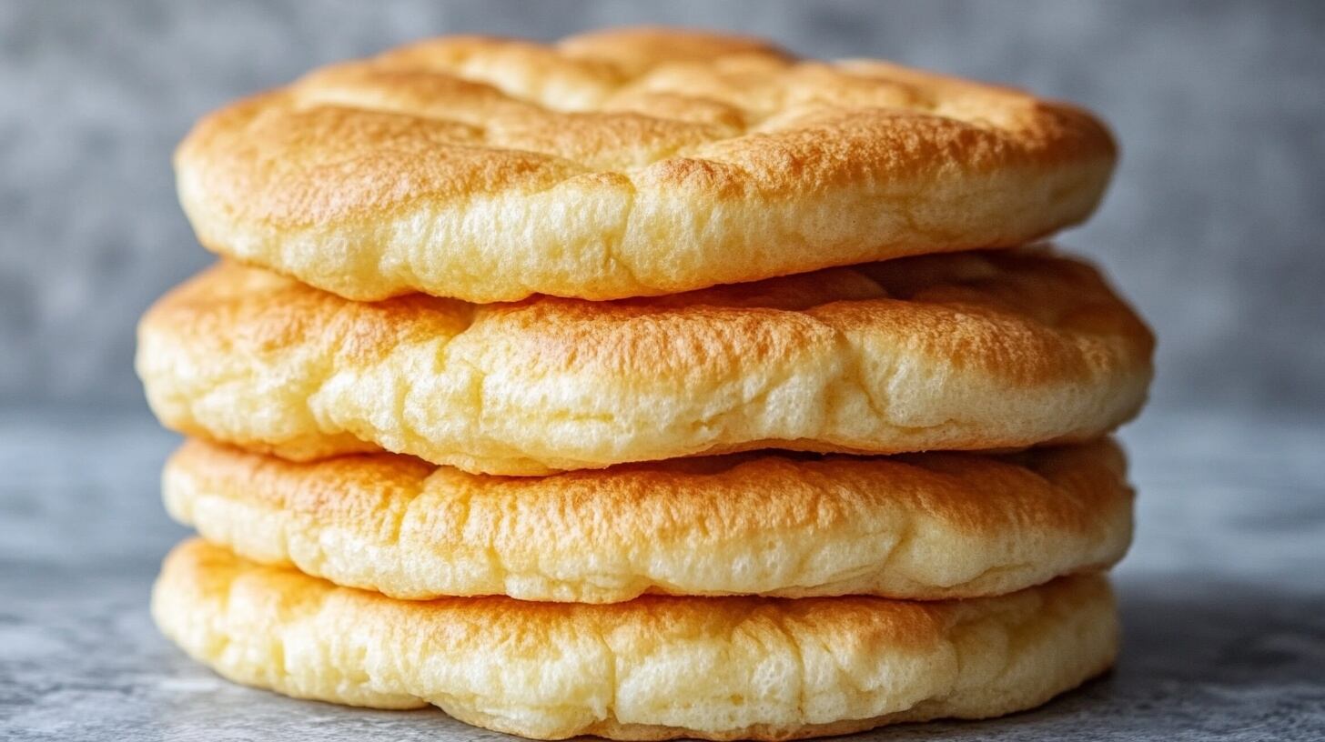 Pan nube sin harina: receta rápida en sartén, lista en solo 5 minutos