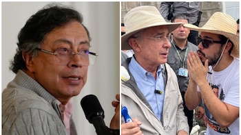 Gustavo Petro defendió protesta de víctimas de ‘falsos positivos’ frente a la casa de Álvaro Uribe: “Un mural no es una amenaza”