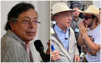 Gustavo Petro - Álvaro Uribe - Hernán Muriel