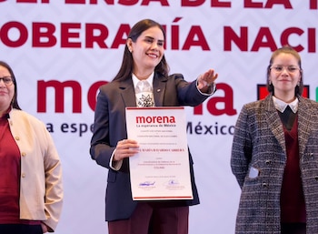 Rosa María Bayardo será la candidata de Morena al gobierno de Colima.
Crédito: X/ @PartidoMorenaMx