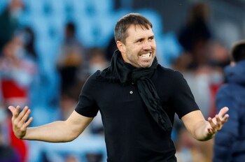 El entrenador del Celta, el