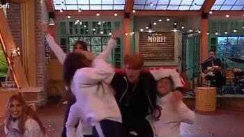 El blooper de Marcos con Romina mientras bailaban una coreografía de Gran Hermano