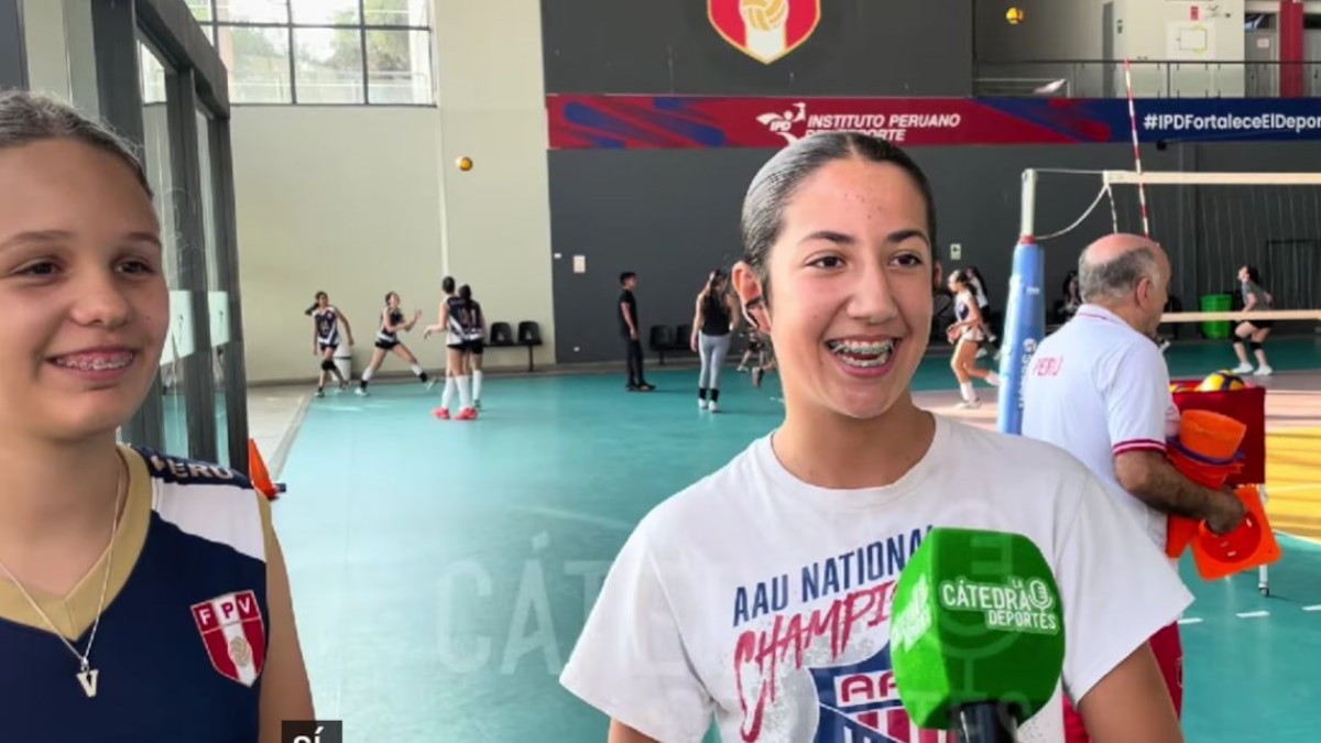La voleibolista peruana-iraní de 13 años, que mide 1.77 metros y sueña con jugar por la selección: “Quiero ir a unas olimpiadas”