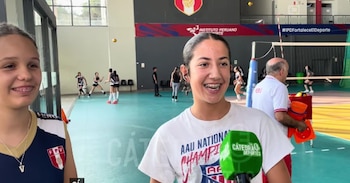 Daphne Salamat, voleibolista peruana-iraní, confiesa su deseo de jugar por la selección nacional en unas Olimpiadas.