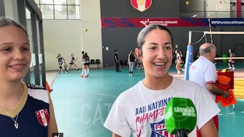 La voleibolista peruana-iraní de 13 años, que mide 1.77 metros y sueña con jugar por la selección: “Quiero ir a unas olimpiadas”
