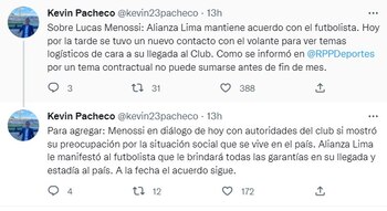 Kevin Pacheco sobre fichaje de