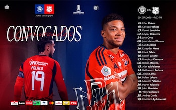 El equipo antioqueño tendrá el siguiente grupo de jugadores-crédito Jefatura de Prensa Independiente Medellín