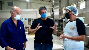 Néstor Grindetti (Lanús) y Jorge