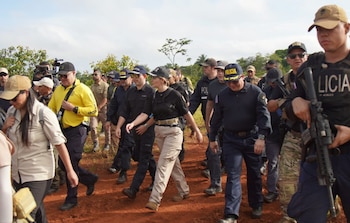 El Gobierno de Costa Rica calcula una inversión mensual de 1,3 millones de dólares en seguridad para Crucitas. Crédito: MSP