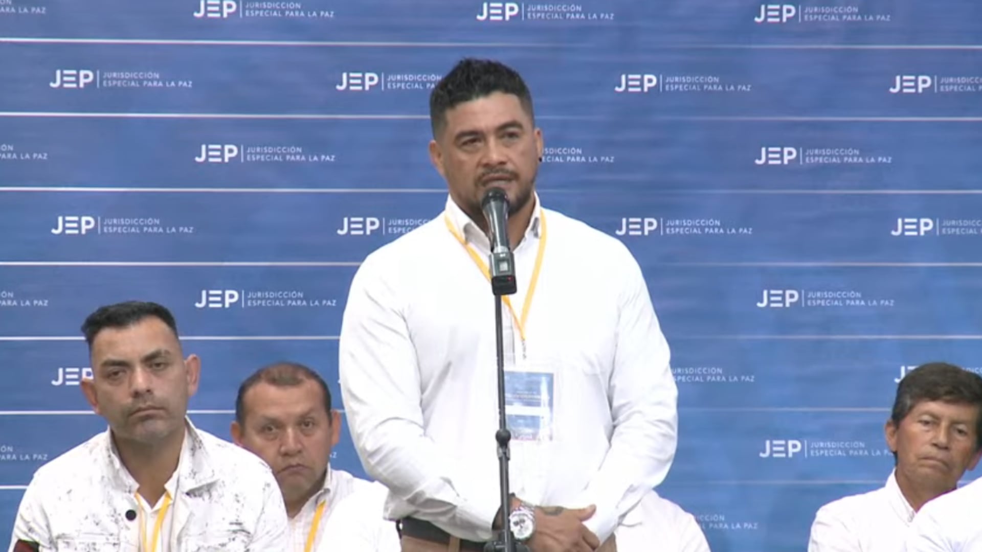 El exmilitar Edwin Leonardo Toro relató en la JEP cómo el general Huertas les dio la orden de asesinar a civiles - crédito JEP Colombia/YouTube