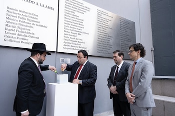 Funcionarios de la Corte Suprema homenajearon a las víctimas del atentado a la AMIA de 1994 y se reunieron con autoridades de la entidad
