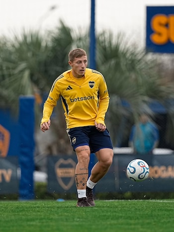 El Colo Barinaga es otro de los "colgados" en Boca
