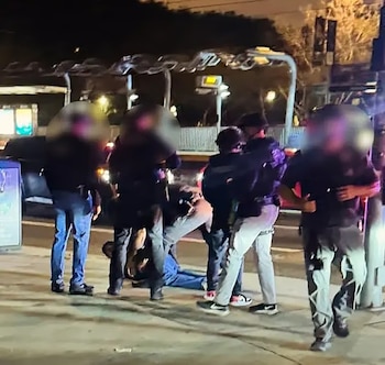 La policía de Los Ángeles