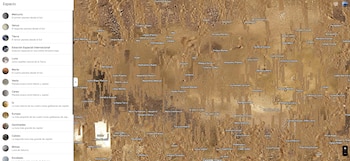 Con Google Maps puedes ver diferentes planetas.