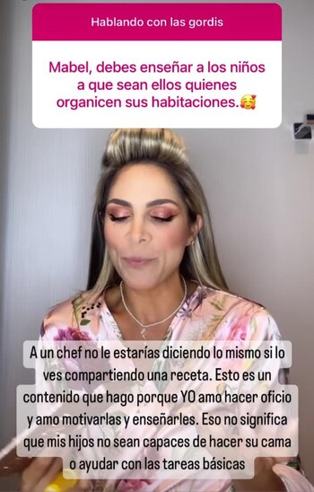 Mabel Cartagena respondió a través