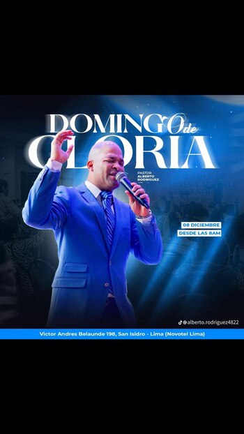 Alberto Rodríguez es pastor cristiano.