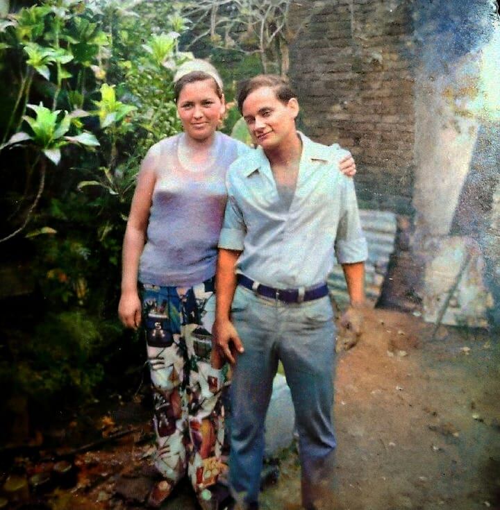 Edmundo Sosa con su mamá Catalina eran inseparables y a ambos les gustaba el baile y las fiestas (Mariana Sosa)