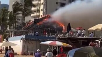 Incendio en el balneario “El