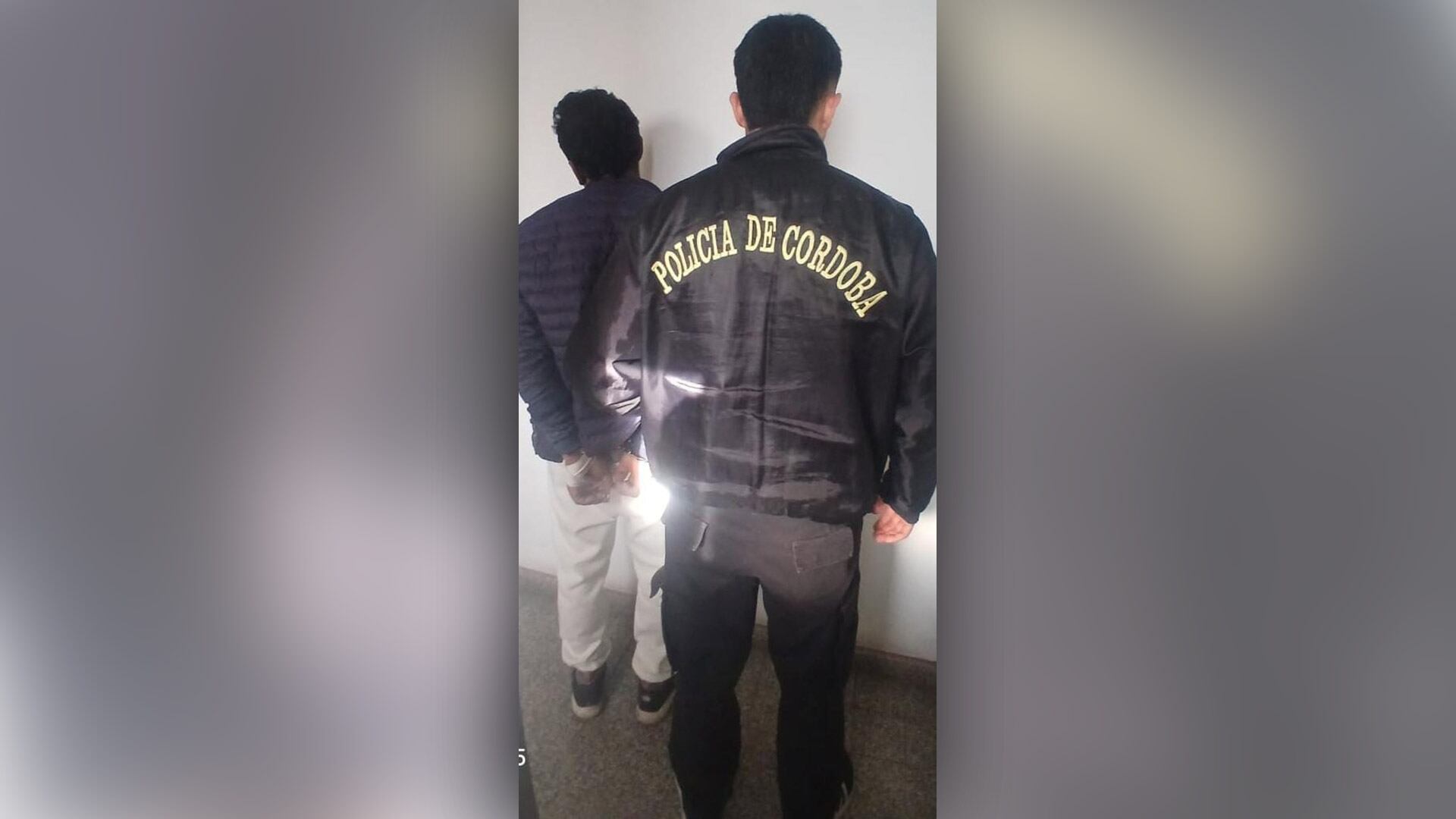 El acusado detenido