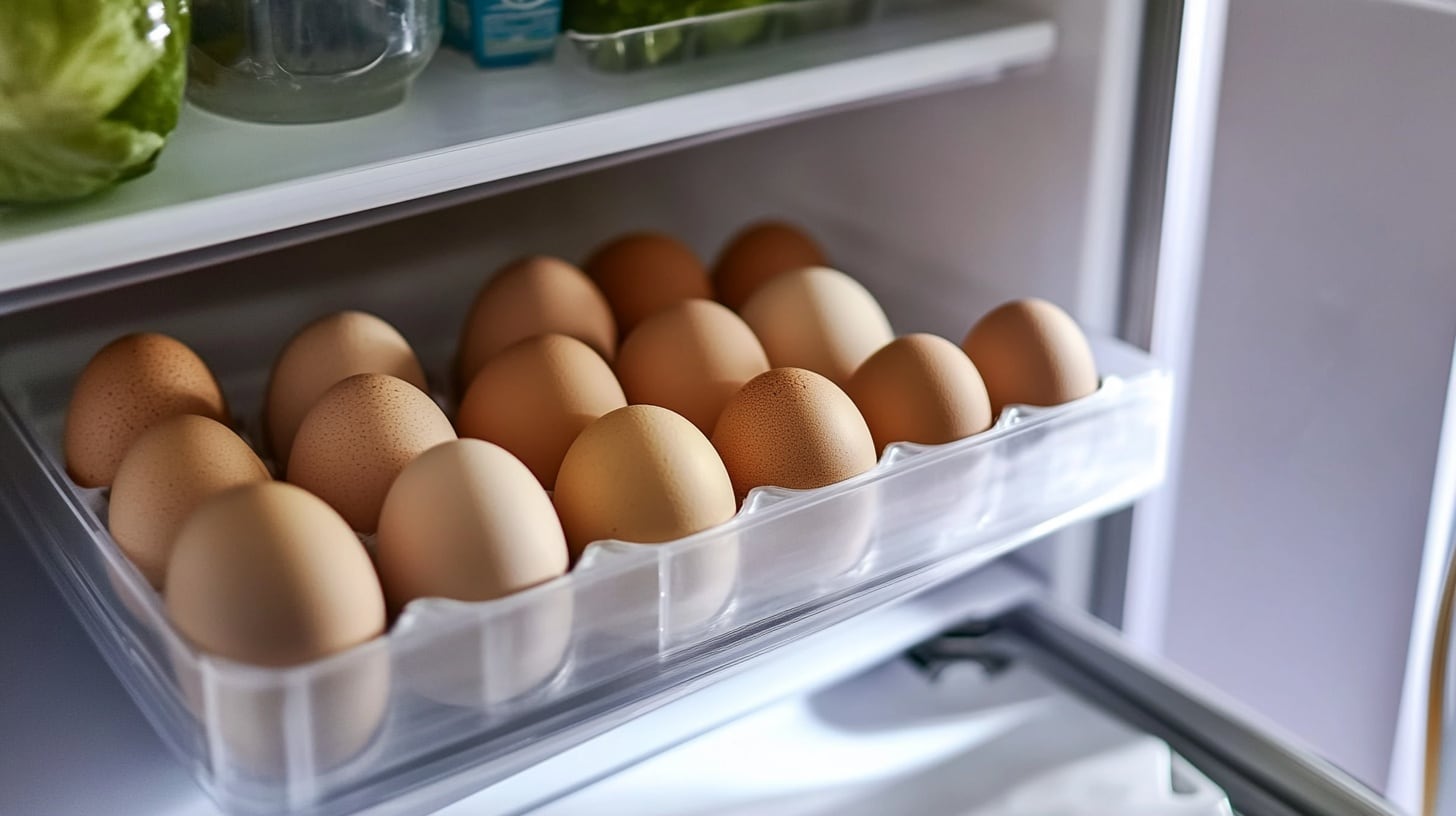 Conservar los huevos en lugar fresco y seco, sin lavar la cáscara antes de guardarlos, ayuda a preservar su frescura y evitar la contaminación (Imagen Ilustrativa Infobae)