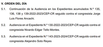 Investigaciones contra Alejandro Soto también