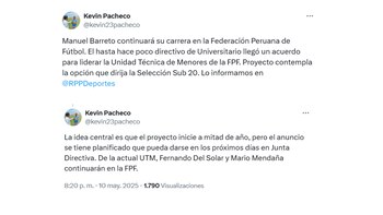 Información sobre el nuevo cargo