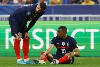 Mbappé salió lesionado ante Dinamarca y preocupa a la selección gala. (Foto: Internet)