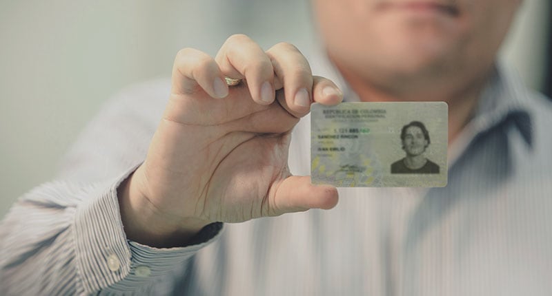 Cédula de ciudadanía colombiana - crédito Registraduría Nacional