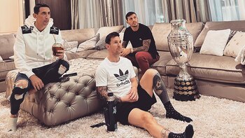 Paredes, Di María y Messi