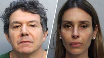 Joao Batista Cunha De Araujo y Amanda Soares Felizardo Ungaro, acusados de ofrecer tratamientos estéticos como liposucciones y bótox sin autorización en Florida (Telemundo Miami)