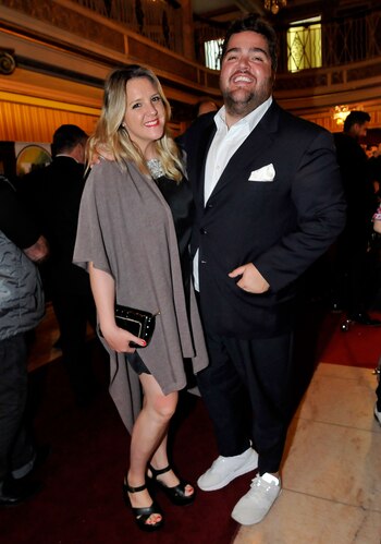 Darío Barassi y su mujer