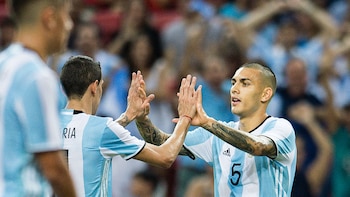 Di María y Paredes en