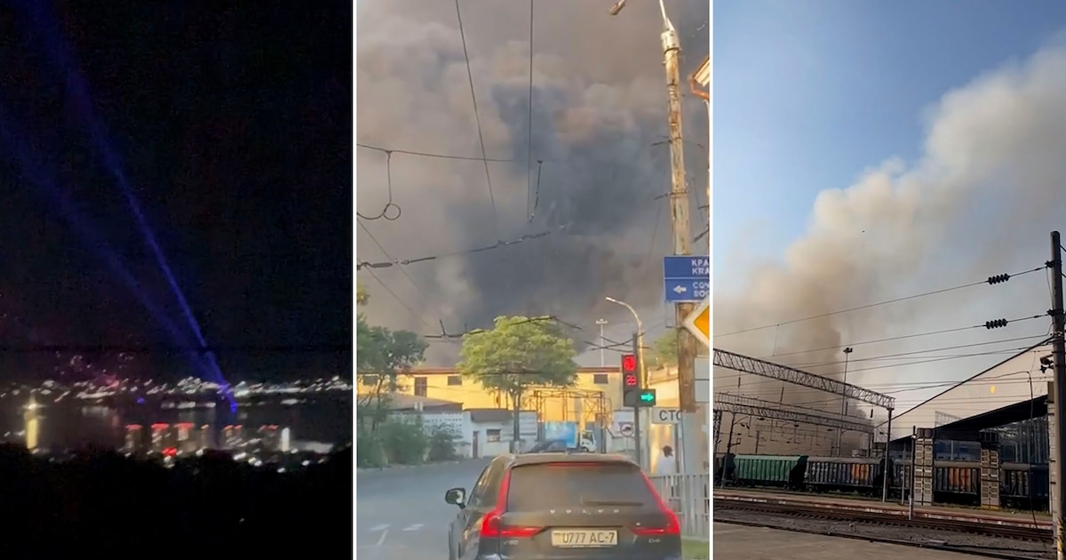 Photo: Infobae Massive Ukrainian Drone Attack Hits Novorossiysk Naval Base