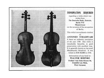 Un aviso en la prensa