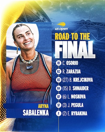 La colombiana será la primera rival en un posible camino a la final de la primera del mundo-crédito @usopen/X