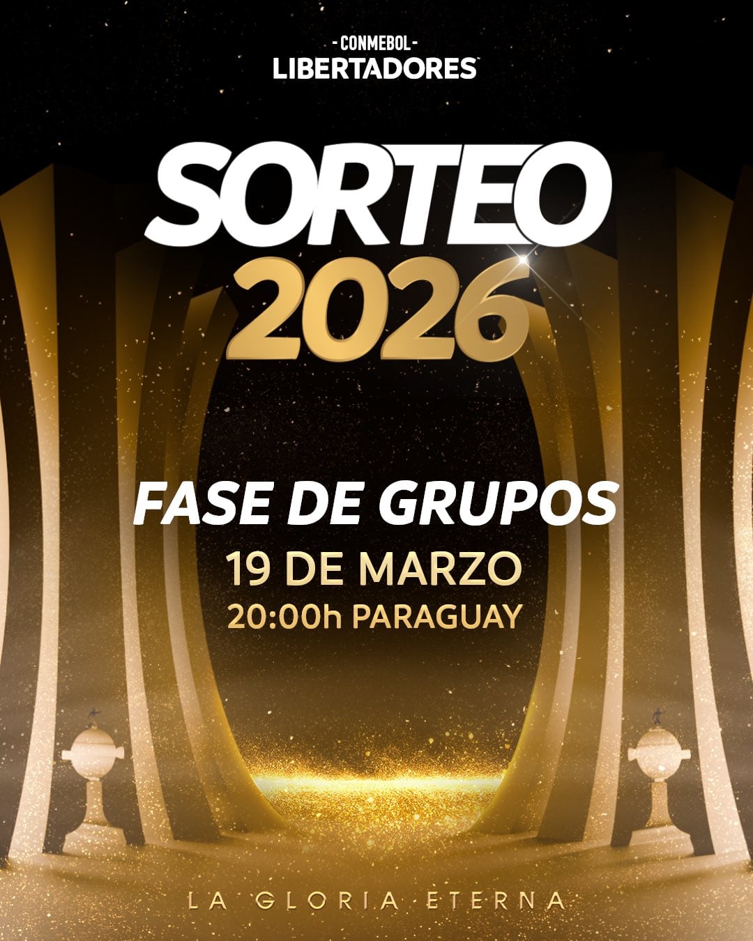 El sorteo de la fase de grupos de la Conmebol Libertadores 2026 ya tiene fecha confirmada