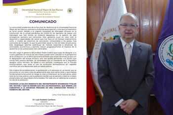 Ministerio de Salud: estos son