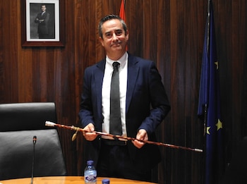 El alcalde de Torrelaguna, Víctor