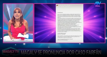 Magaly Medina denuncia “cacería de brujas” tras pedido de Jefferson Farfán para llevarla a prisión. Captura: Magaly TV La Firme.