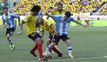 Partido entre Colombia y Argentina