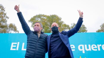 Máximo Kirchner y Martín Insaurralde