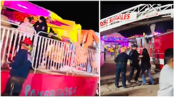 El juego desplomó mientras bomberos