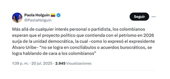 La nueva vocera del Centro