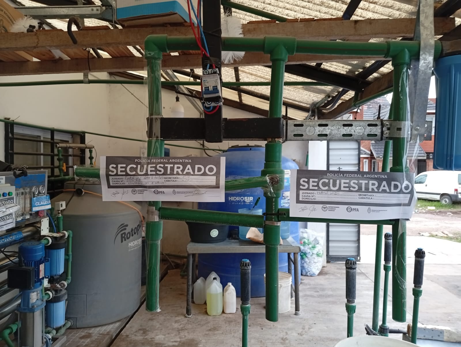 Ninguna de las tres fincas contaba con las habilitaciones ni la documentación requerida, indicaron las autoridades (PFA)