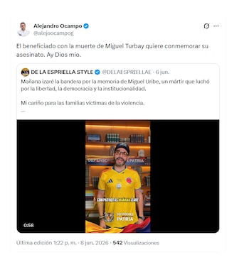 Alejandro Ocampo y sus dardos a Abelardo de la Espriella