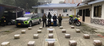 El cargamento de marihuana era