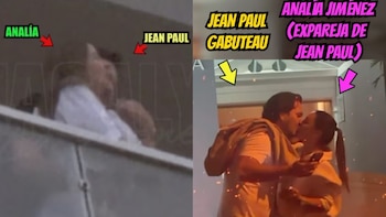 ¿Quién es Analía Jiménez y cuántas veces ha sido captada con Jean Paul Gabuteau, mientras estaba con Silvia Cornejo?