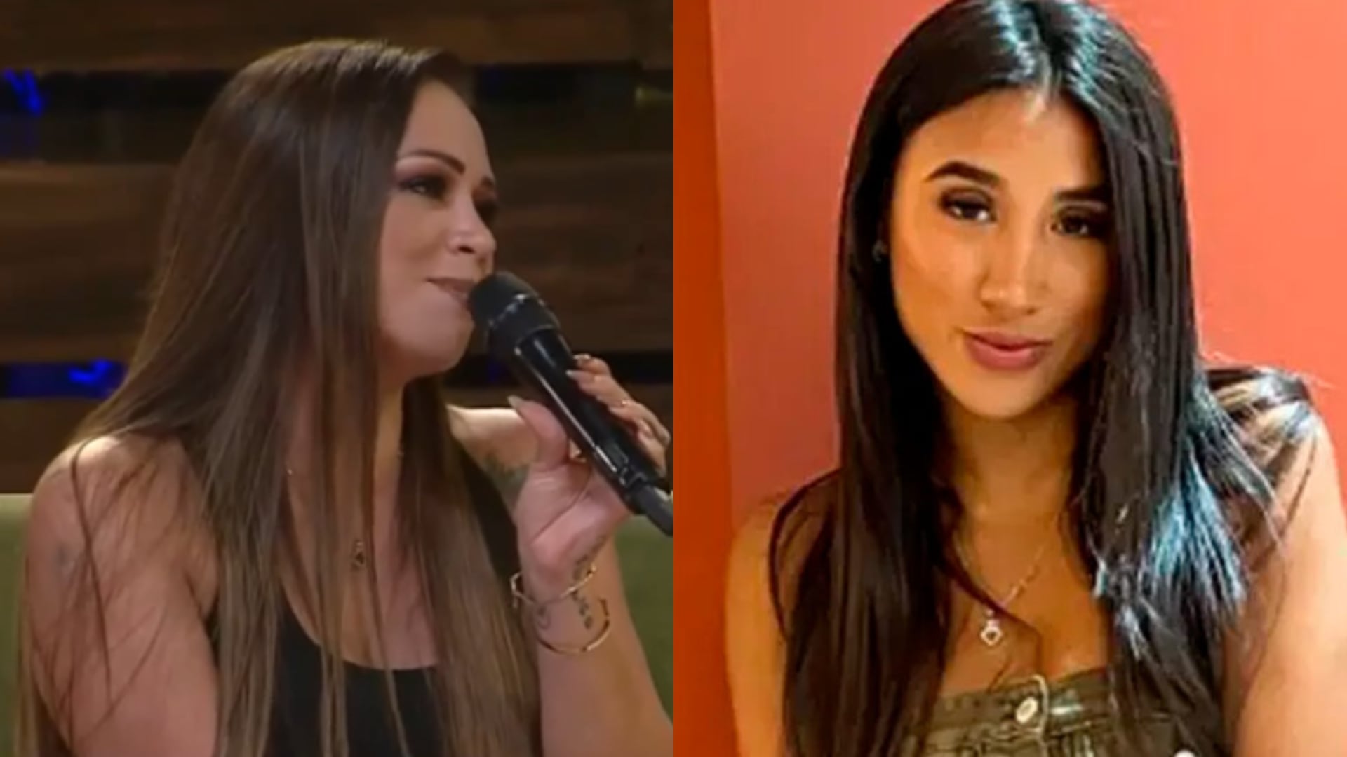 Melissa Klug y Samahara Lobatón.